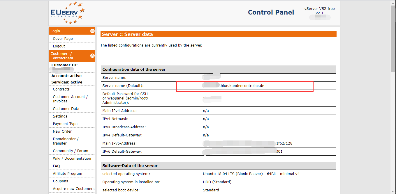 德国免费VPS，euserv，IPV6地址，安装宝塔，搭建 V2+WS+TLS+CDN 完全教程-转自网络-利剑分享-科技生活