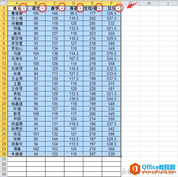 105254h09-3 Excel中筛选功能也可以排序