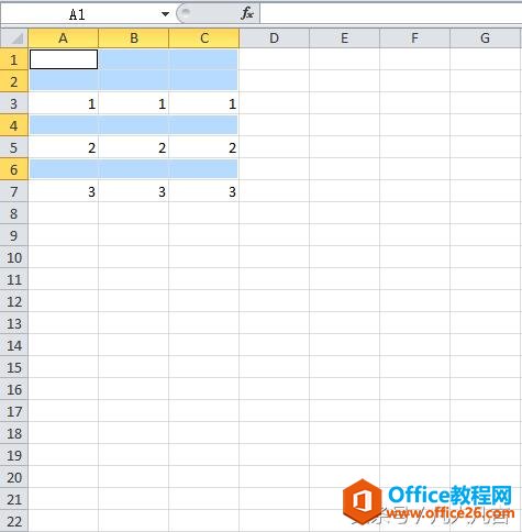 Excel中如何查找并删除没有规律的空单元格？
