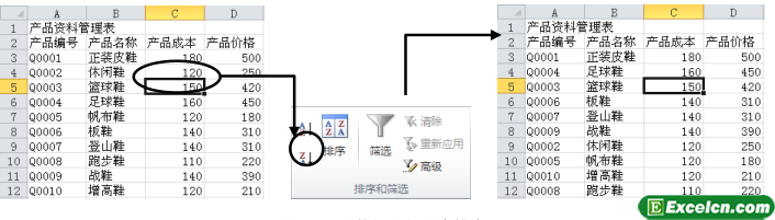 excel简单排序-利剑分享-科技生活