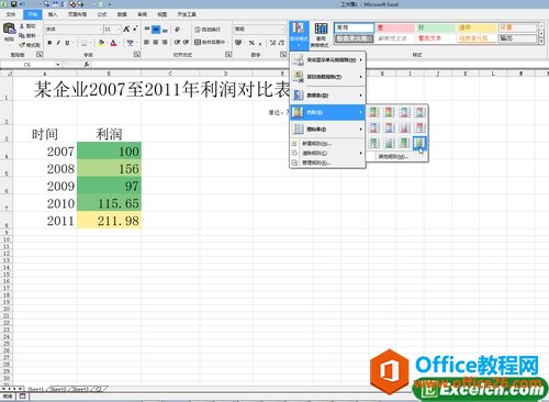 excel双色刻度的条件格式-利剑分享-科技生活