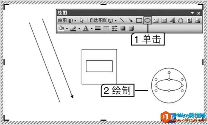 word2003绘制椭圆图形