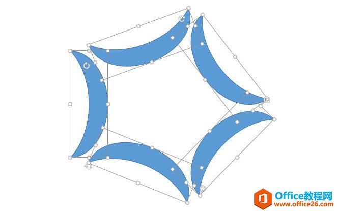 1532133644-2 如何使用PPT绘制设计月牙形环形图表达?