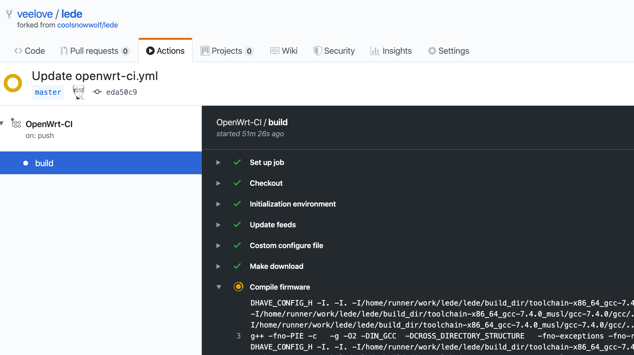 图片[16]-利用GitHub ACTIONS 在线云编译大雕的OpenWRT固件 - 利剑分享-科技生活-利剑分享-科技生活