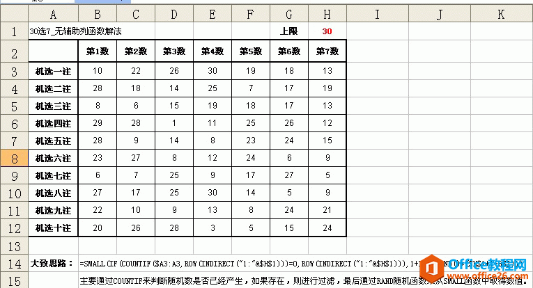 excel 生成随机数的几种方法及实例教程 - 利剑分享-科技生活-利剑分享-科技生活