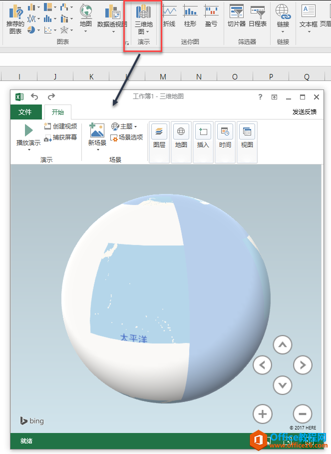 excel 三维地图功能简介-利剑分享-科技生活