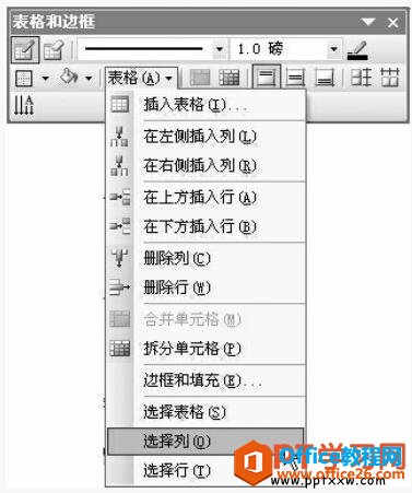 PPT中表格各种编辑大全-利剑分享-科技生活