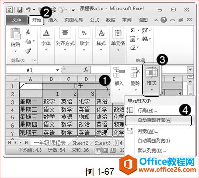 Excel 调整行高列宽的方法，告诉大家Excel 如何设置行高列宽-利剑分享-科技生活