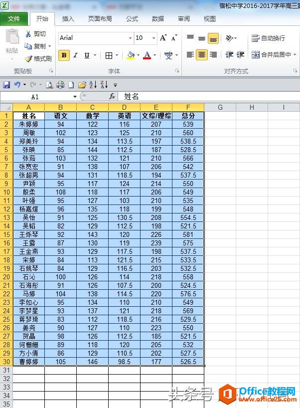 excel中如何按姓的首字母排序？-利剑分享-科技生活