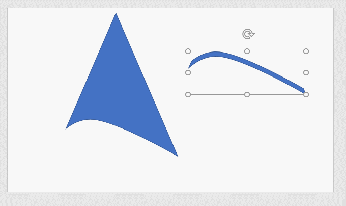 图片[1]-如何用PPT绘制带弧线的三角形设计？ - 利剑分享-科技生活-利剑分享-科技生活