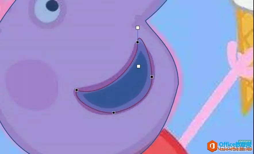 图片[5]-如何利用PPT手工画一个火遍网络的佩奇 - 利剑分享-科技生活-利剑分享-科技生活