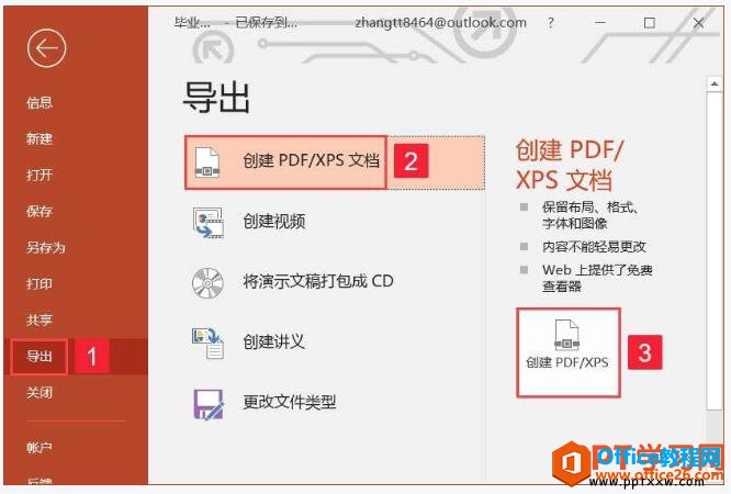 如何将PPT 2019演示文稿转换为PDF文件-利剑分享-科技生活