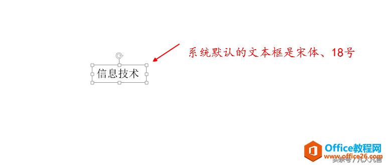 PPT怎样更改文本框的默认字体与字号-利剑分享-科技生活