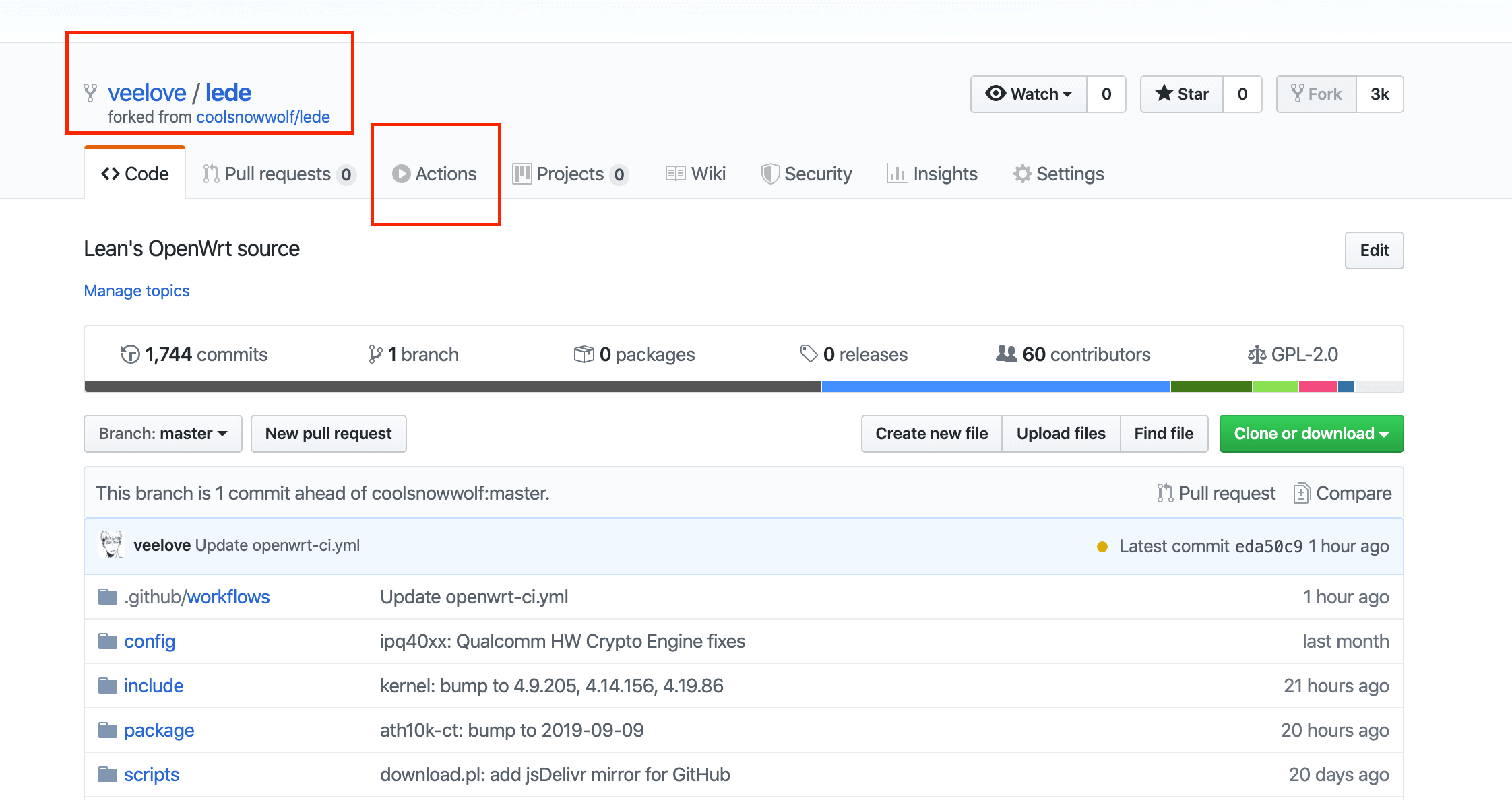 图片[10]-利用GitHub ACTIONS 在线云编译大雕的OpenWRT固件 - 利剑分享-科技生活-利剑分享-科技生活