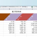如何让Excel呈现超屌的斜色块表头?-利剑分享-科技生活