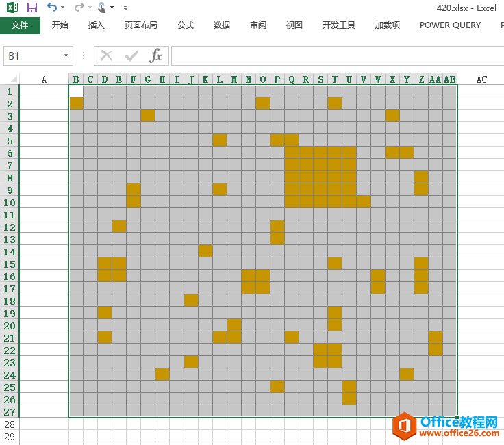 excel 如何快速将考勤表的空白处打上X 需要利用强悍的F5定位或替换功能搞定-利剑分享-科技生活