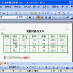 Word文档中表格转换实现教程-利剑分享-科技生活