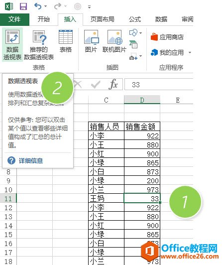 如何利用Excel的数据透视表 快速统计各销售人员的销售总金额-利剑分享-科技生活